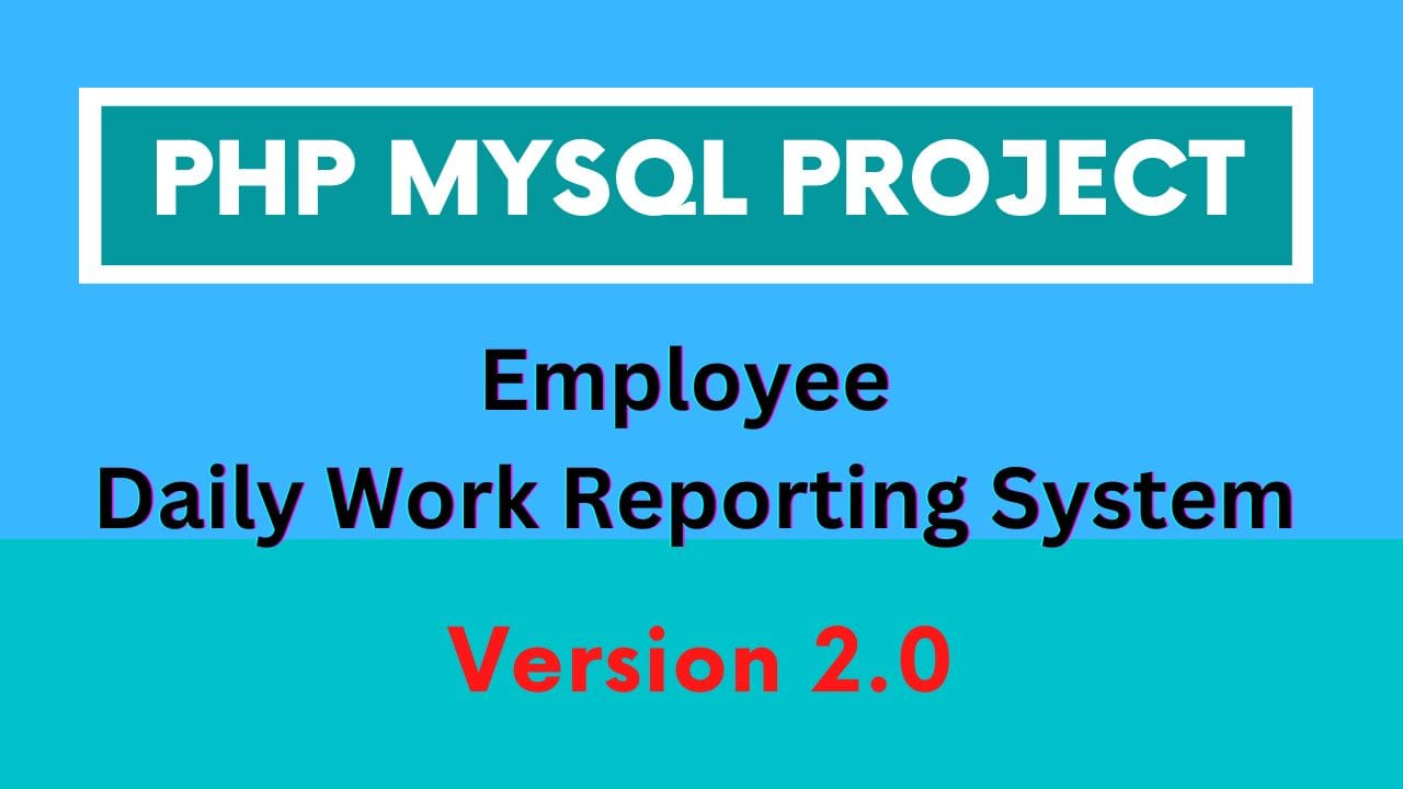 PHP MySQL Project Version 2.0