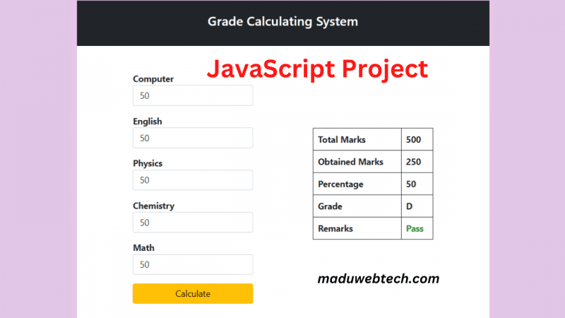 Free Projects – Madu Web Tech