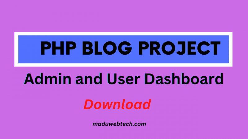 Free Projects – Madu Web Tech