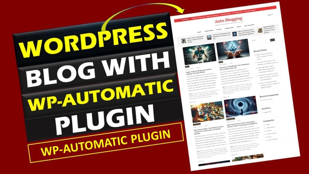 HOW TO CREATE AI AUTO BLOGGING WEBSITE