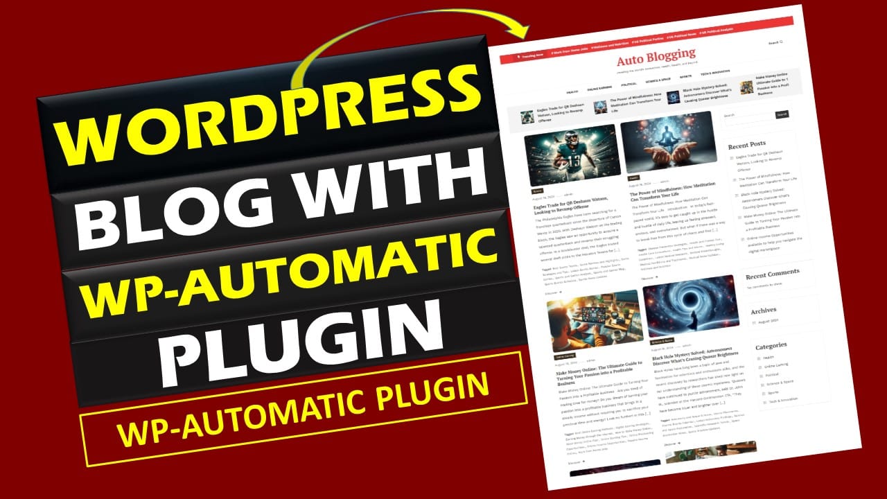 HOW TO CREATE AI AUTO BLOGGING WEBSITE