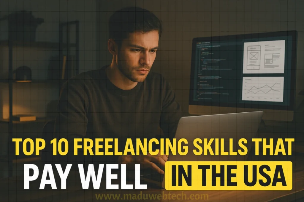 Top 10 Freelancing Skills that pay well in the USA