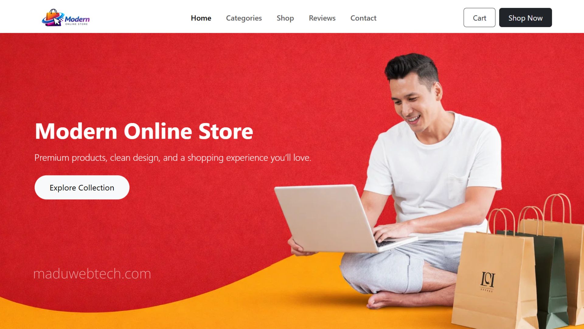 eCommerce Website Design Using HTML, CSS & AI (ChatGPT)